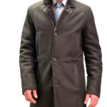 Чистка мужского пальто из нубука от 100 см